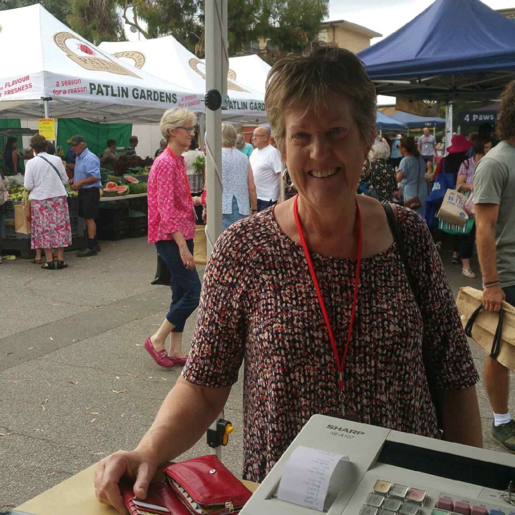 Our first customer was former Green senator Penny Wright! She's now a regular and loves the rasher bacon.